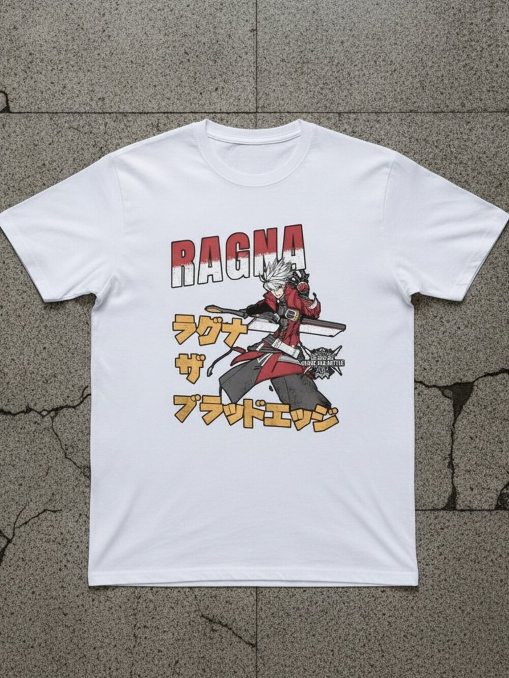 Ragna the Bloodedge Anime Graphic T-Shirt BlazBlue Cross Tag Battle Gaming Tee
